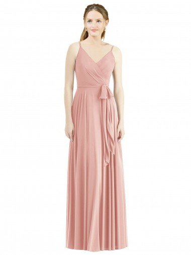 Shop Romantic Full length Long Chiffon Bridesmaid Dress Sydney