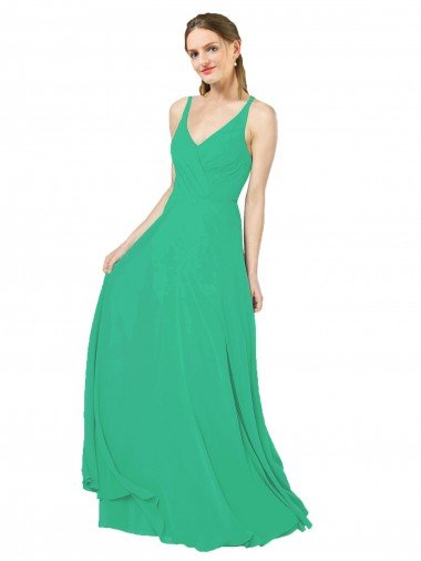 Shop Classic Chiffon Bridesmaid Dress with Lace-Up Back Sydney