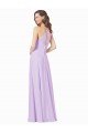 Simple Chiffon Bridesmaid Dress with Pocket