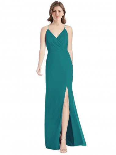 Shop Criss Cross Back Mermaid Wrap Chiffon Bridesmaid Dress Sydney