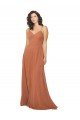 Chiffon Bridesmaid Dress with Tie Back Keyhole