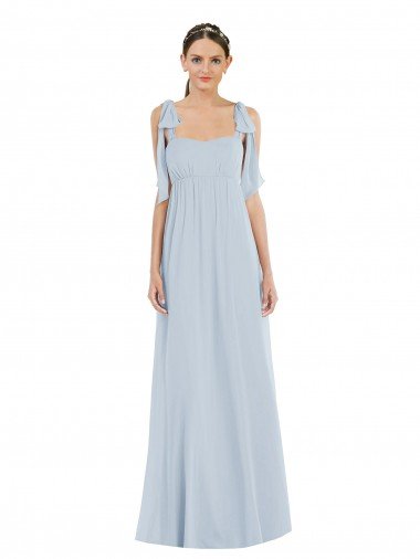 Shop Tie Shoulder Empire Waist Maxi Bridesmaid Dress Sydney