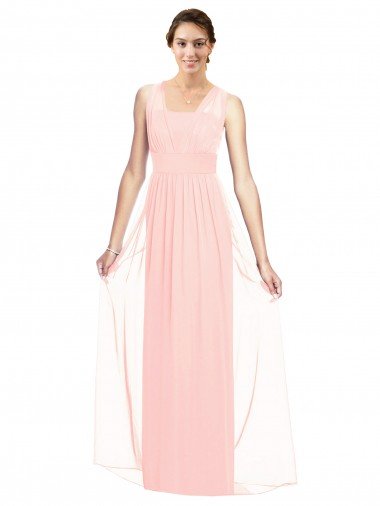 Shop V-Neck Full Length Chiffon Bridesmaid Dress Sydney