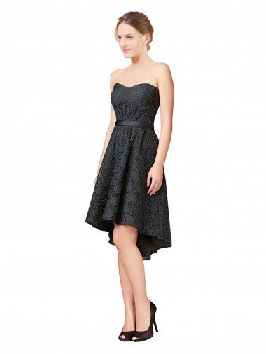 Shop Lace Cocktail Bridesmaid Dress with Hi-Low Hemline Sydney