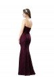 Fitted Long Lace Bridesmaid Dress with Sweetheart Neckline