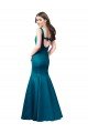 Long Sleek Satin Bridesmaid Dress / Prom Dress with U-Back