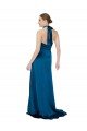 Halter Neck Formal Silky Satin Bridesmaid Dress / Prom Dress