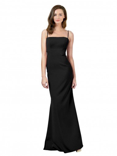 Shop Fit and Flare Slim Formal Crepe Bridesmaid Dress / Prom Dress with Cutout Back Sydney