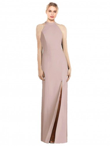 Shop High Neck Cutout Halter Trumpet Bridesmaid Dress Sydney