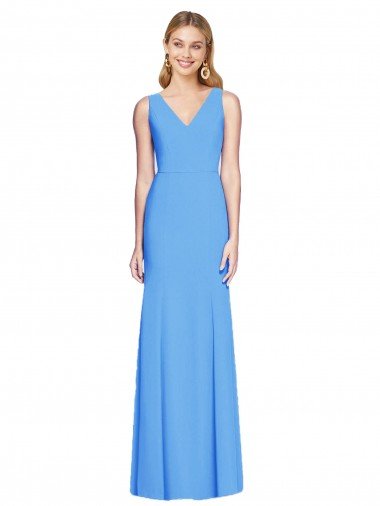 Shop Flattering Trumpet Long Sleeveless Bridesmaid Dress / Prom Dress with Open Back Sydney