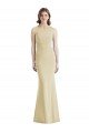 Criss Cross Twist Cutout Back Trumpet Bridesmaid Dress / Prom Dress