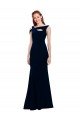 Sleeveless Formal Crepe Mermaid Bridesmaid Dress / Prom Dress with Side Slit