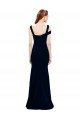 Sleeveless Formal Crepe Mermaid Bridesmaid Dress / Prom Dress with Side Slit