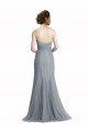 One Shoulder Tulle Fit and Flare Bridesmaid Dress