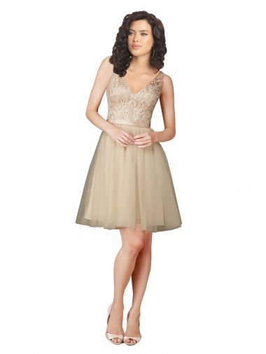 Shop Tulle Bridesmaid Dress with Embroidery and Beading Sydney